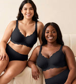 Donika Scalloped Wireless Support Bra
