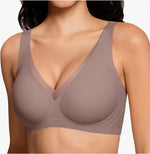 Pauline Deep V Wireless Support Bra | B-J Cup