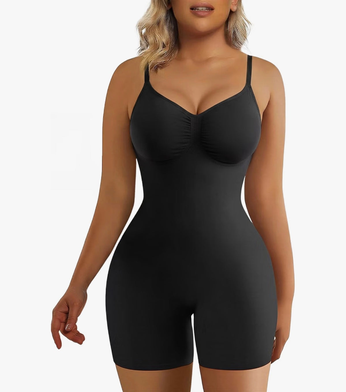 CurveMaster® Tummy Control Seamless Mid Thigh Bodysuit