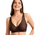 Amanda Wireless Deep V T-Shirt Bra| B-J Cup