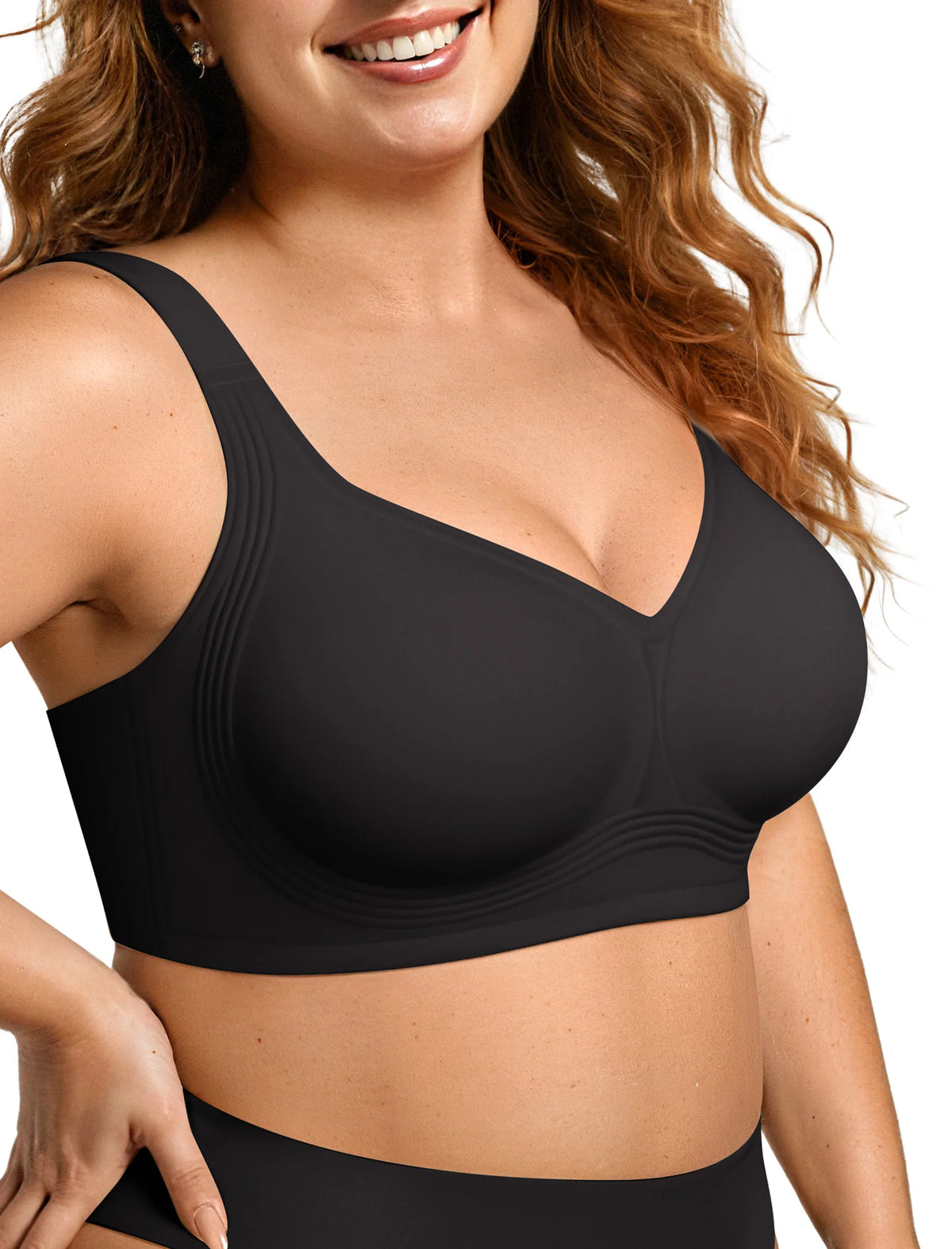 Nylah Everyday Wireless Full Coverage Support Bra | A-K Cup