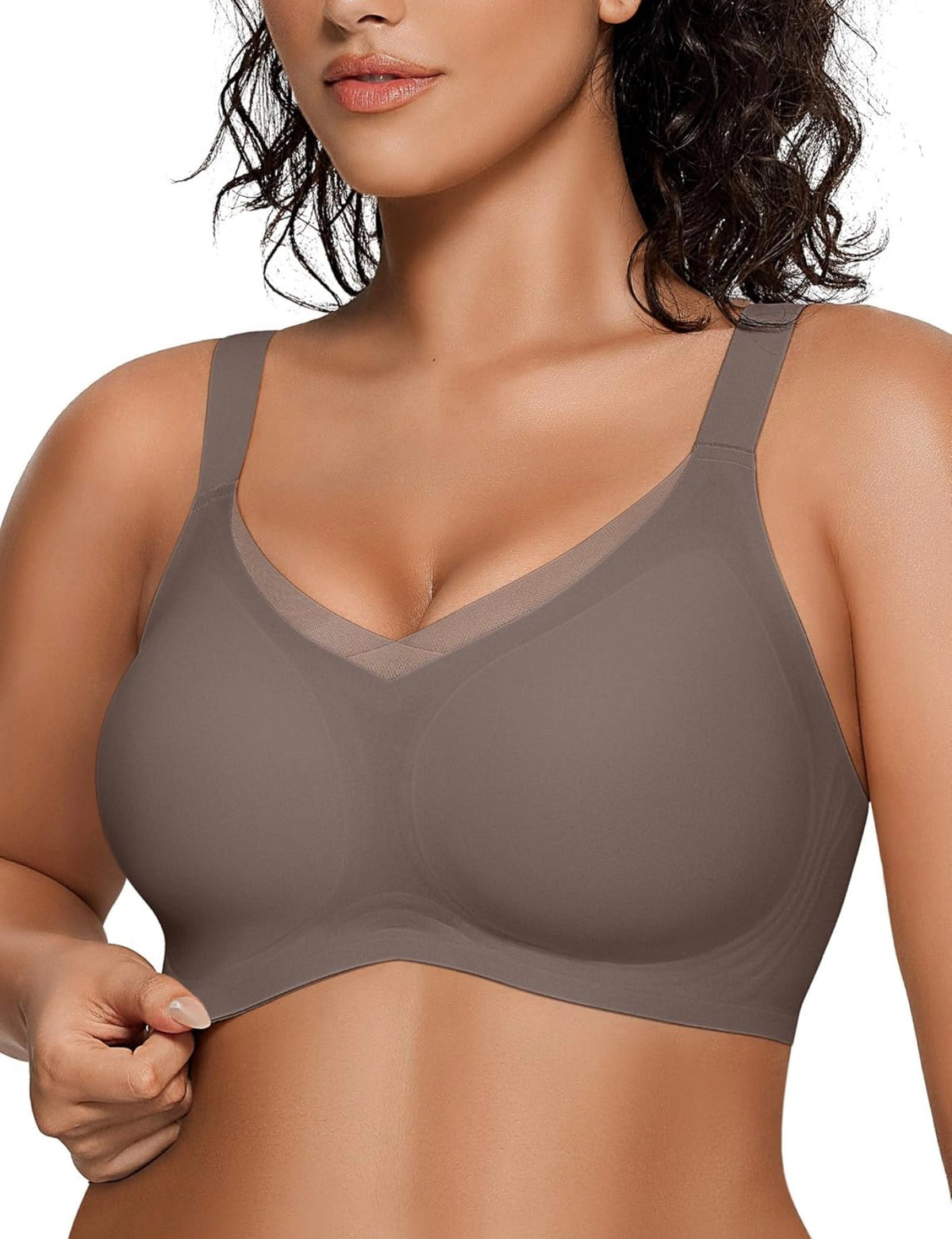 Brianna Wireless Full Coverage Support Bra | B-J Cup
