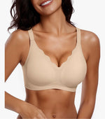 Sasha Scalloped V-Neck Wireless Bra