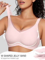 Brianna Wireless Full Coverage Support Bra | B-J Cup