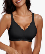 Sasha Scalloped V-Neck Wireless Bra