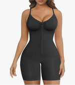 Flexifit® Zip-Up Tummy Control Mid Thigh Seamless Bodysuit
