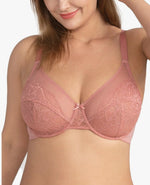 Chloe Unlined Non-padded Lace Underwire Bra l C-H Cup
