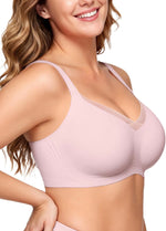 Brianna Wireless Full Coverage Support Bra | B-J Cup