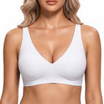 Amanda Wireless Deep V T-Shirt Bra| B-J Cup
