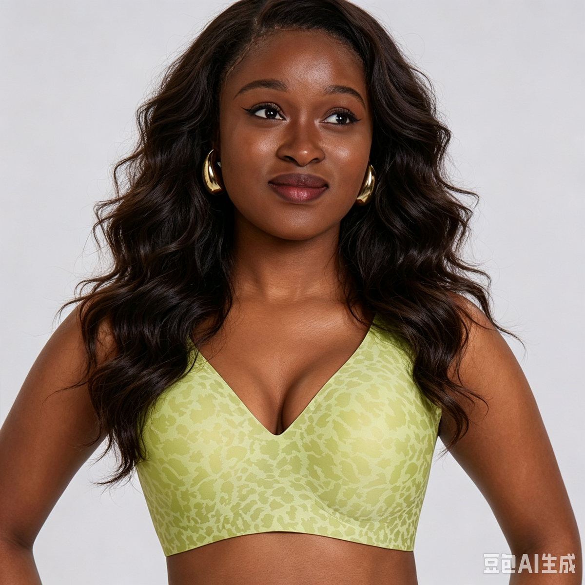 Amanda Wireless Deep V T-Shirt Bra| B-J Cup