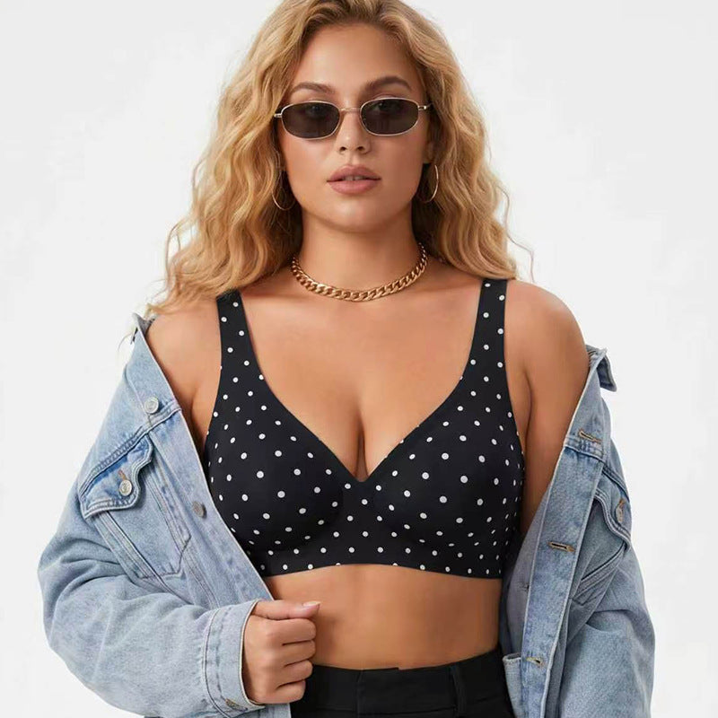 Amanda Wireless Deep V T-Shirt Bra| B-J Cup
