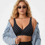 Amanda Wireless Deep V T-Shirt Bra| B-J Cup