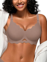 Ramona Wireless V-Scalloped Push Up Bra | B-J Cup