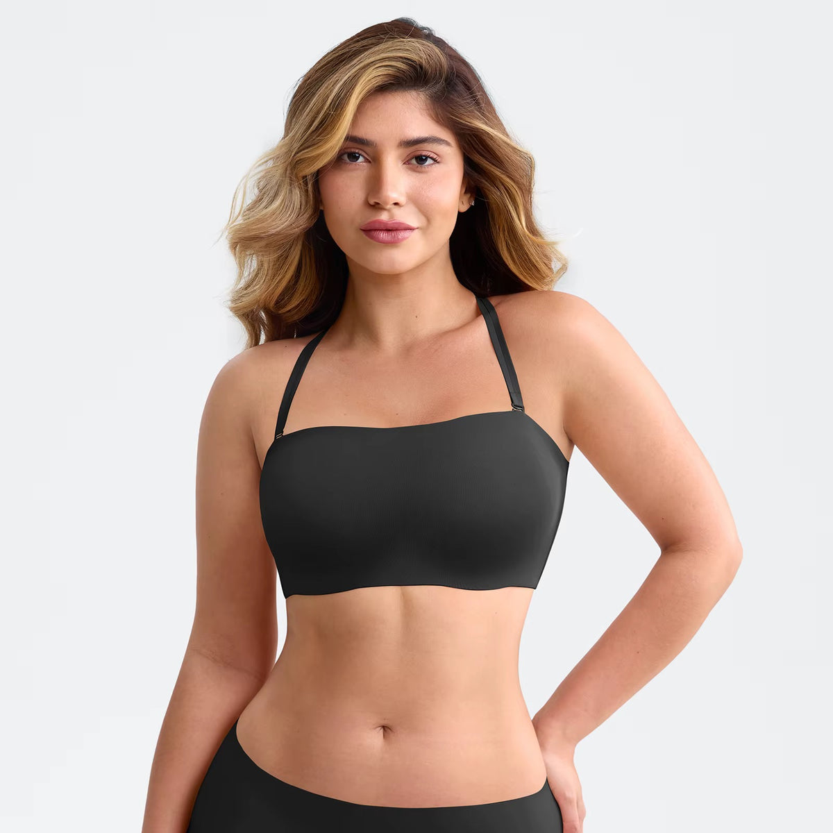 Kimberly Bandeau Bra-Detachable Straps | B-F Cup